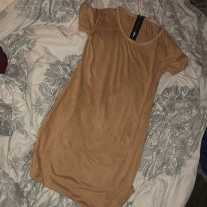 Soft tan dress